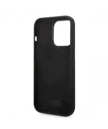 Karl Lagerfeld Silicone RSG case for iPhone 14 Pro - black