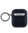 Karl Lagerfeld Monogram Choupette Head case for AirPods 1 / 2 - black
