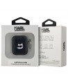 Karl Lagerfeld Monogram Choupette Head case for AirPods 1 / 2 - black