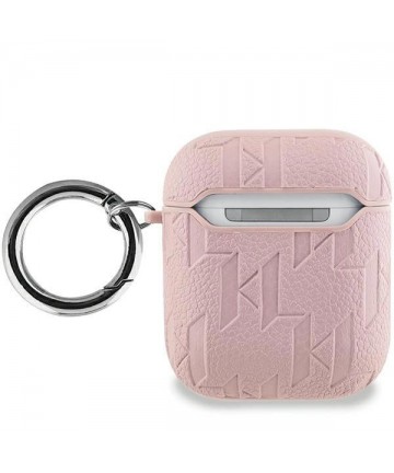Karl Lagerfeld Monogram Choupette Head case for AirPods 1 / 2 - pink