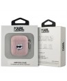 Karl Lagerfeld Monogram Choupette Head case for AirPods 1 / 2 - pink