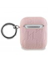 Karl Lagerfeld Monogram Karl & Choupette Head case for AirPods 1 / 2 - pink