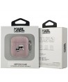 Karl Lagerfeld Monogram Karl & Choupette Head case for AirPods 1 / 2 - pink