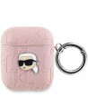 Karl Lagerfeld Monogram Karl Head case for AirPods 1 / 2 - pink