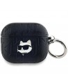 Karl Lagerfeld Monogram Choupette Head case for AirPods 3 - black