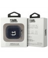 Karl Lagerfeld Monogram Choupette Head case for AirPods 3 - black