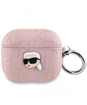 Karl Lagerfeld Monogram Karl Head case for AirPods 3 - pink