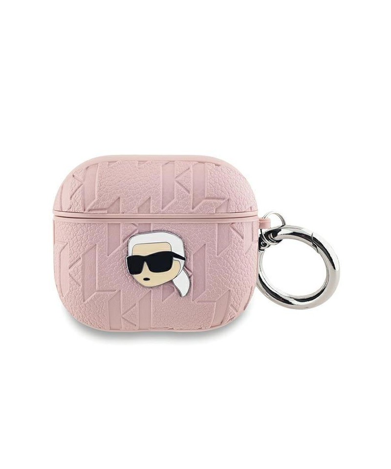 Karl Lagerfeld Monogram Karl Head case for AirPods 3 - pink