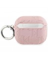 Karl Lagerfeld Monogram Karl Head case for AirPods 3 - pink
