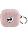 Karl Lagerfeld Monogram Choupette Head case for AirPods Pro 2 - pink