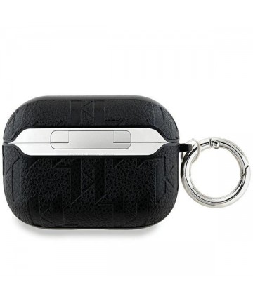 Karl Lagerfeld Monogram Karl & Choupette Head Case for AirPods Pro 2 - Black