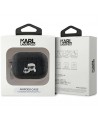Karl Lagerfeld Monogram Karl & Choupette Head Case for AirPods Pro 2 - Black