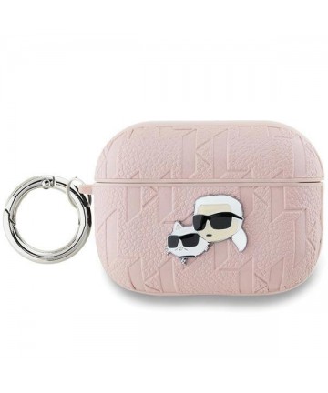 Karl Lagerfeld Monogram Karl & Choupette Head case for AirPods Pro 2 - pink