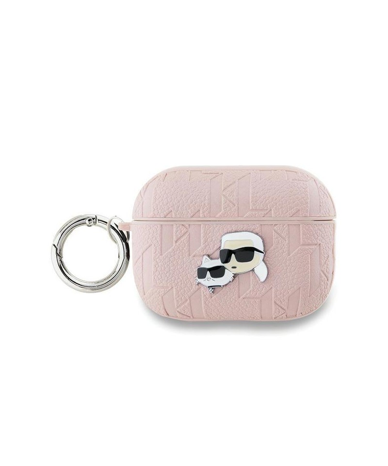 Karl Lagerfeld Monogram Karl & Choupette Head case for AirPods Pro 2 - pink