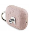 Karl Lagerfeld Monogram Karl & Choupette Head case for AirPods Pro 2 - pink