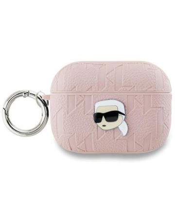 Karl Lagerfeld Monogram Karl Head case for AirPods Pro 2 - pink