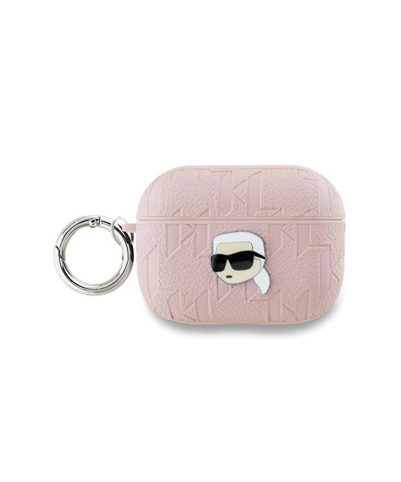 Karl Lagerfeld Monogram Karl Head case for AirPods Pro 2 - pink
