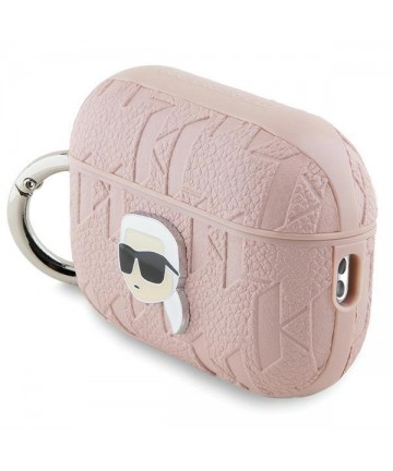 Karl Lagerfeld Monogram Karl Head case for AirPods Pro 2 - pink