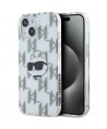 Karl Lagerfeld IML Choupette Head & Monogram case for iPhone 15 / 14 / 13 - transparent