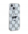 Karl Lagerfeld IML Choupette Head & Monogram case for iPhone 15 / 14 / 13 - transparent