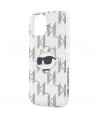 Karl Lagerfeld IML Choupette Head & Monogram case for iPhone 15 / 14 / 13 - transparent