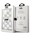 Karl Lagerfeld IML Choupette Head & Monogram case for iPhone 15 / 14 / 13 - transparent