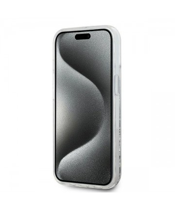 Karl Lagerfeld Liquid Glitter Choupette Head MagSafe case for iPhone 13 - transparent