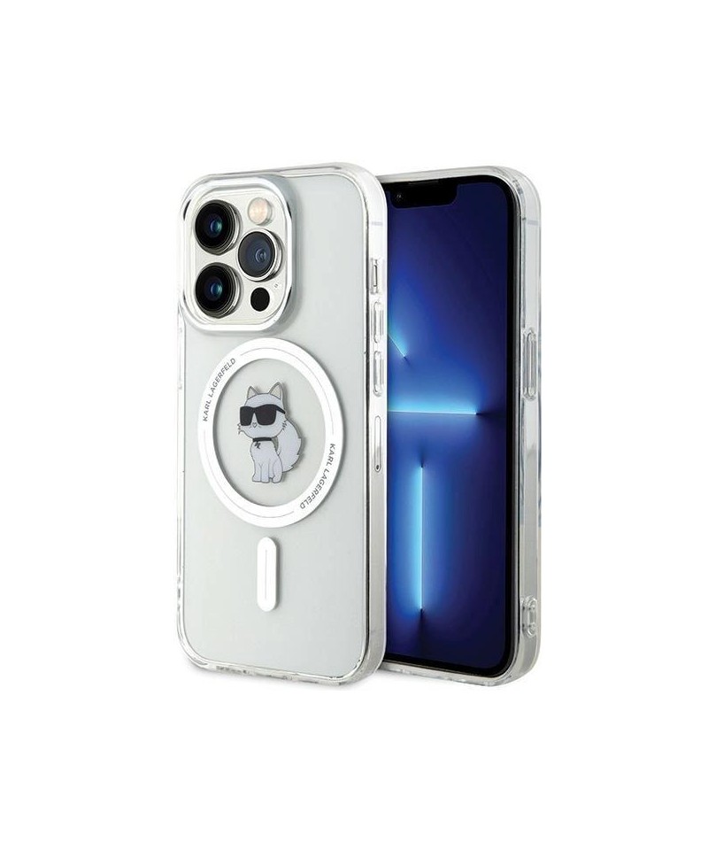 Karl Lagerfeld IML Choupette MagSafe case for iPhone 14 Pro Max - transparent