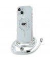 Karl Lagerfeld Crossbody IML Karl Head MagSafe case for iPhone 15 / 14 / 13 - transparent