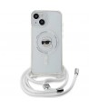Karl Lagerfeld Crossbody IML Karl Head MagSafe case for iPhone 15 / 14 / 13 - transparent