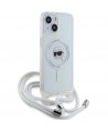 Karl Lagerfeld Crossbody IML Karl Head MagSafe case for iPhone 15 / 14 / 13 - transparent