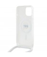 Karl Lagerfeld Crossbody IML Karl Head MagSafe case for iPhone 15 / 14 / 13 - transparent