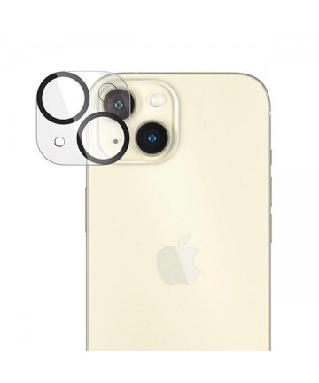 PanzerGlass Bundle 3in1 set transparent case + foil + camera cover for iPhone 15