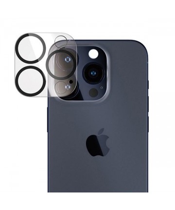PanzerGlass Bundle 3in1 set transparent case + foil + camera cover for iPhone 15 Pro Max