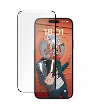 PanzerGlass Ceramic Protection ceramic glass for iPhone 15 Plus with positioner