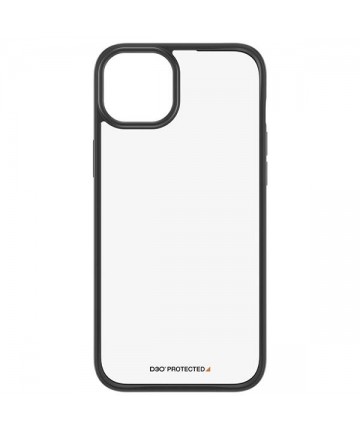 PanzerGlass ClearCase Case for iPhone 15 Plus / 14 Plus with Military Grade Certification - Clear & Black
