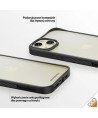 PanzerGlass ClearCase Case for iPhone 15 Plus / 14 Plus with Military Grade Certification - Clear & Black