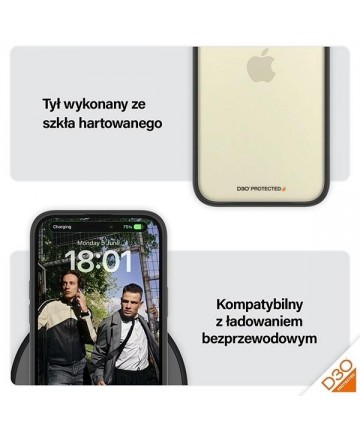 PanzerGlass ClearCase Case for iPhone 15 Plus / 14 Plus with Military Grade Certification - Clear & Black