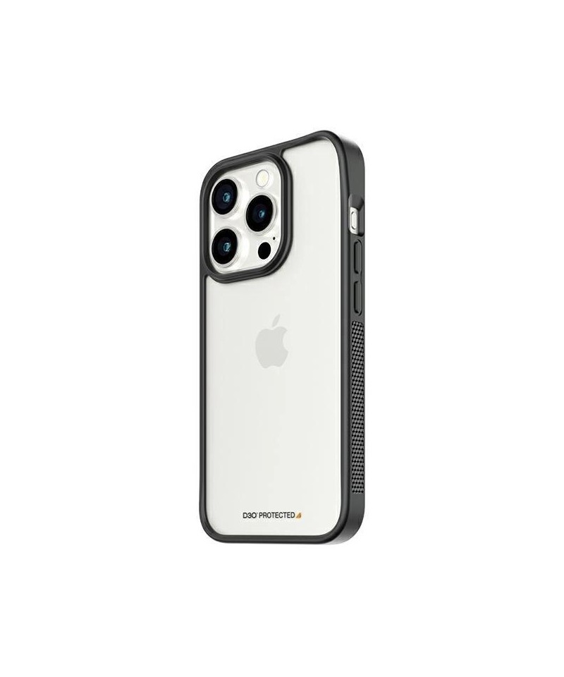 Military Grade Certified PanzerGlass ClearCase iPhone 15 Pro Case - Transparent & Black