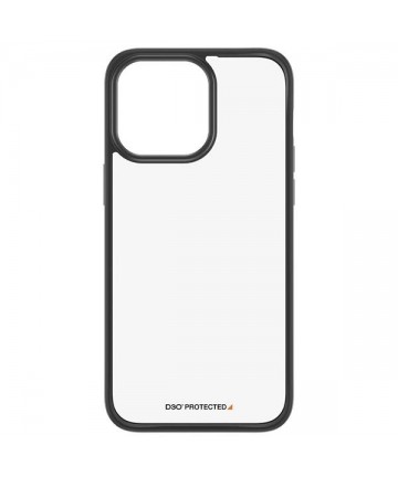 PanzerGlass ClearCase Case for iPhone 15 Pro Max with Military Grade Certification - Transparent and Black