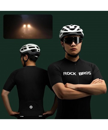Rockbros 15120002005 Cycling Jersey with Short Sleeves XXL - Black