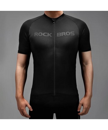 Rockbros 15120002005 Cycling Jersey with Short Sleeves XXL - Black