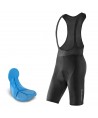 Rockbros RK2002XL bib shorts with XL pad - black