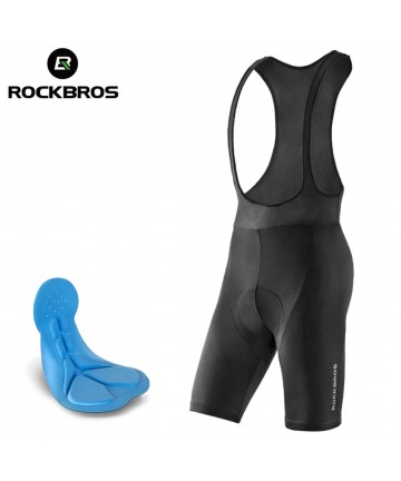 Rockbros RK2002XL bib shorts with XL pad - black