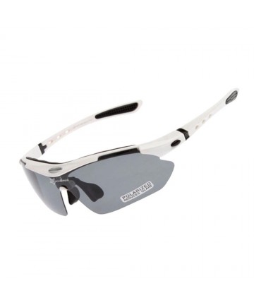 Rockbros 10002 Polarized Cycling Glasses - White