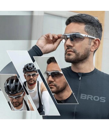 Rockbros 10002 Polarized Cycling Glasses - White