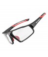 Rockbros SP216BK photochromic UV400 cycling glasses - black and red