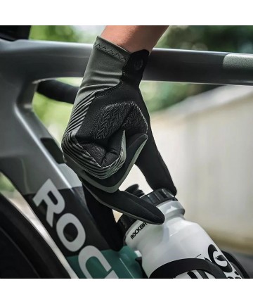 Rockbros 16110006003 shock-absorbing cycling gloves size L - green and black