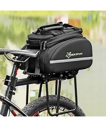 Rockbros A6-03BK bicycle bag for trunk 35 l with fold-out pockets - black