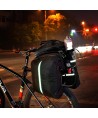 Rockbros A6-6 bicycle bag for trunk, 35 l, with fold-out pockets - black